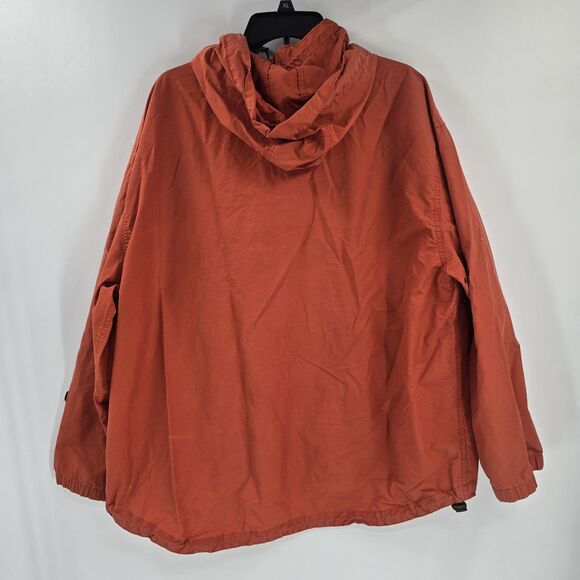 Vintage Polo Sport Anorak Light Jacket Ralph Lauren Orange Size XL Y2K Sunfaded - Picture 6 of 11